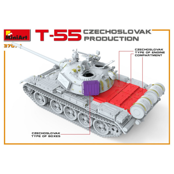 Т-55 Чехословацького Виробництва 1/35 MiniArt 37074