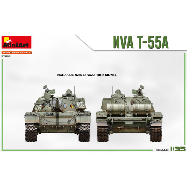 Середній танк NVA Т-55А 1/35 MiniArt 37083