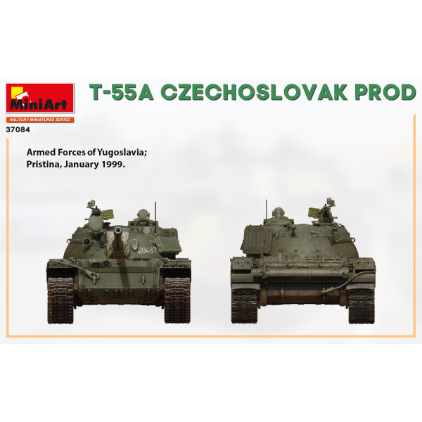T-55A Чехословацького Виробництва 1/35 MiniArt 37084