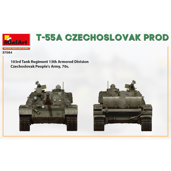 T-55A Чехословацького Виробництва 1/35 MiniArt 37084
