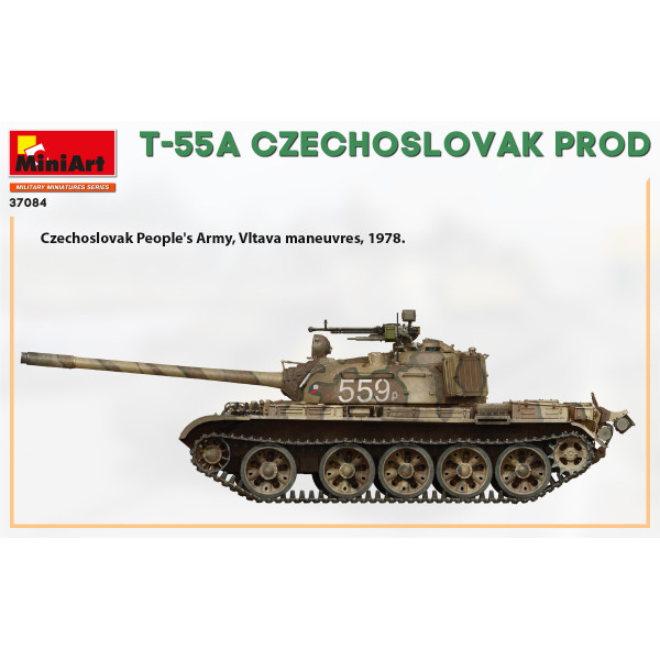 T-55A Чехословацького Виробництва 1/35 MiniArt 37084