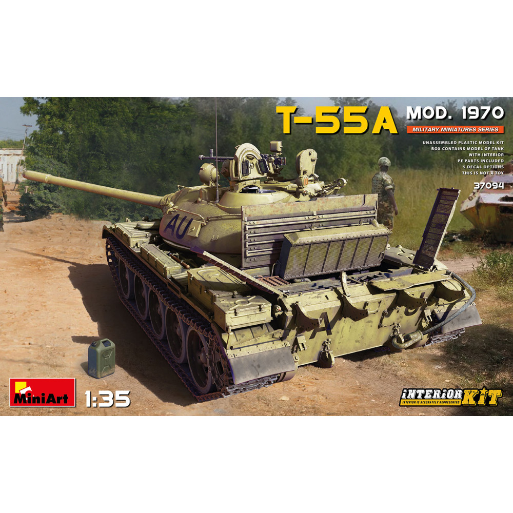 T-55A мод. 1970 року (Інтер'єрний набір) 1/35 MiniArt 37094