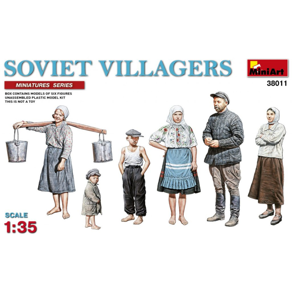 Радянські селяни  1/35 MiniArt 38011