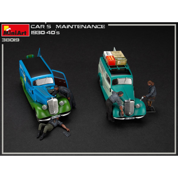 CAR MAINTENANCE 1930-40s 1/35 MiniArt 38019