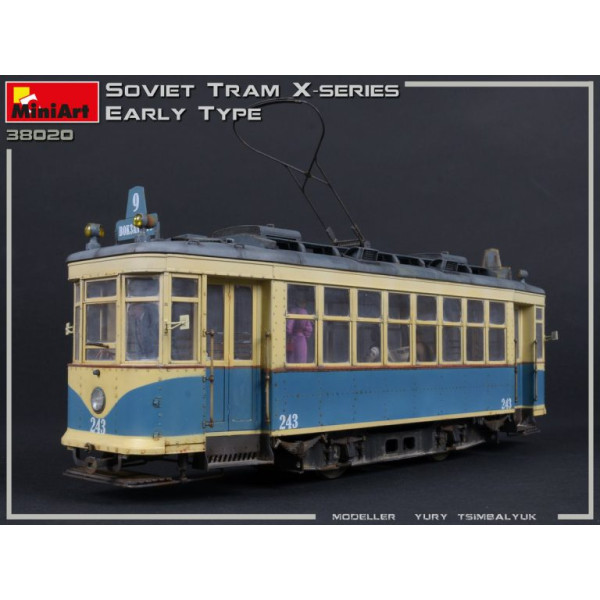 Радянський Трамвай Серії-Х (Раннього Типу) 1/35 MiniArt 38020