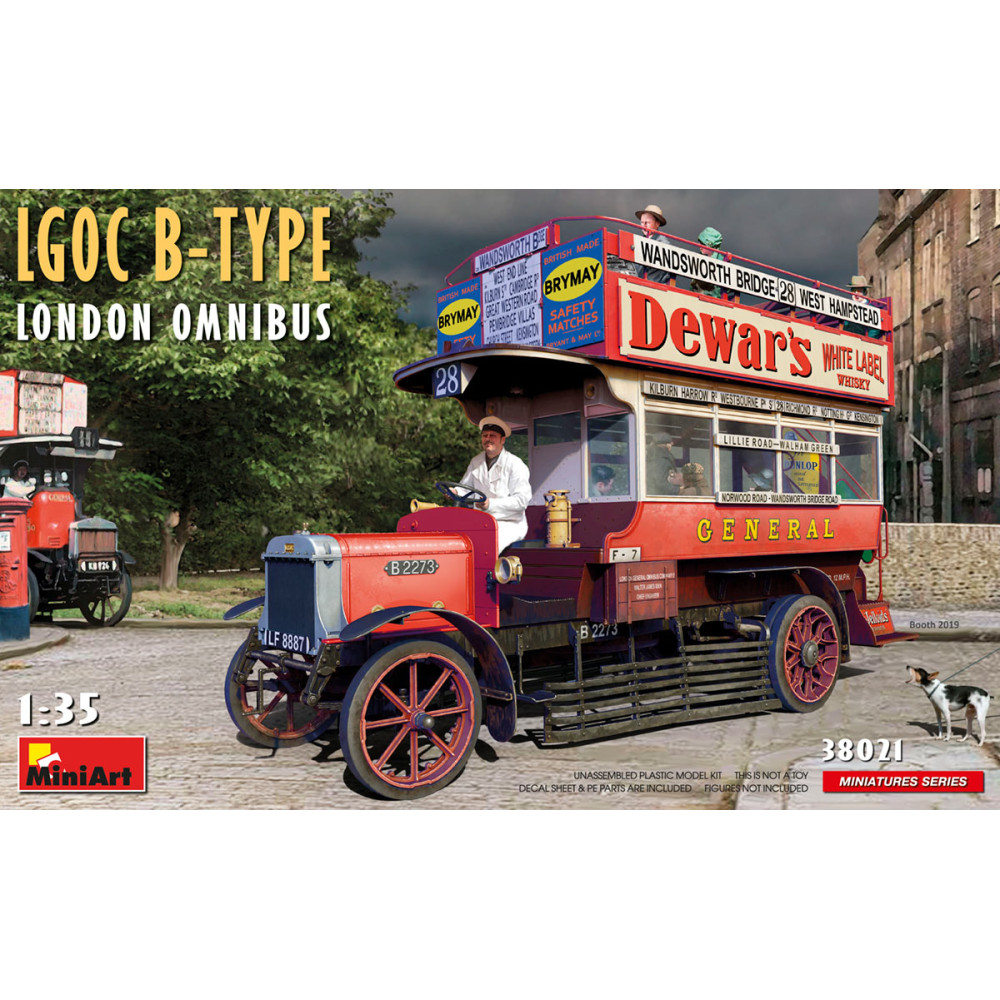 LGOC B-type London Omnibus  1/35 MiniArt 38021