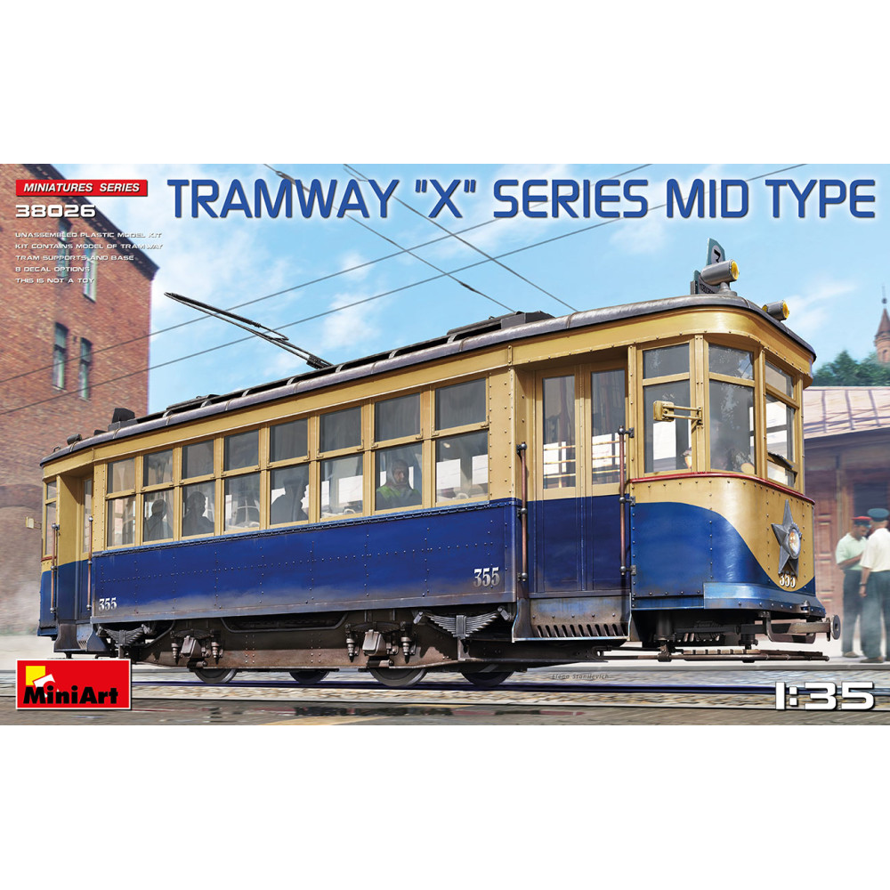 TRAMWAY “X” SERIES MID TYPE 1/35 MiniArt 38026