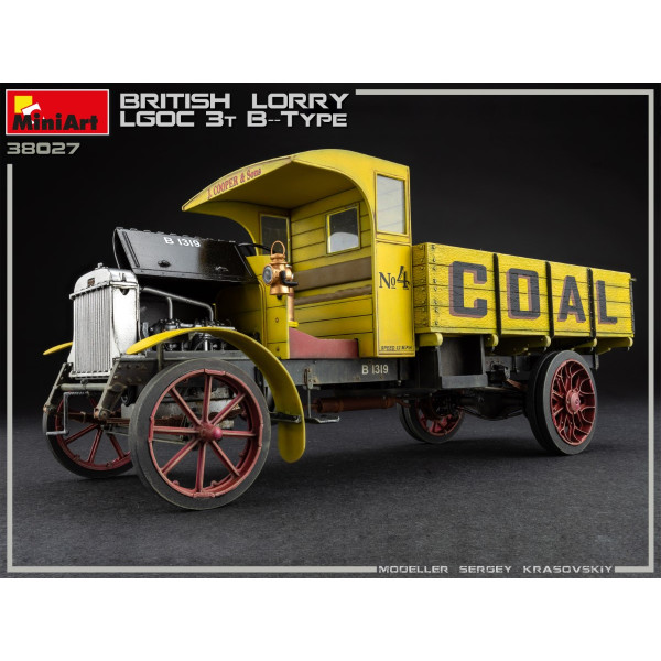 BRITISH LORRY 3T LGOC B-TYPE 1/35 MiniArt 38027