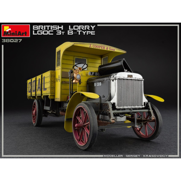 BRITISH LORRY 3T LGOC B-TYPE 1/35 MiniArt 38027