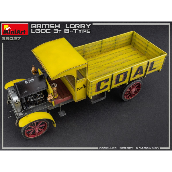 BRITISH LORRY 3T LGOC B-TYPE 1/35 MiniArt 38027