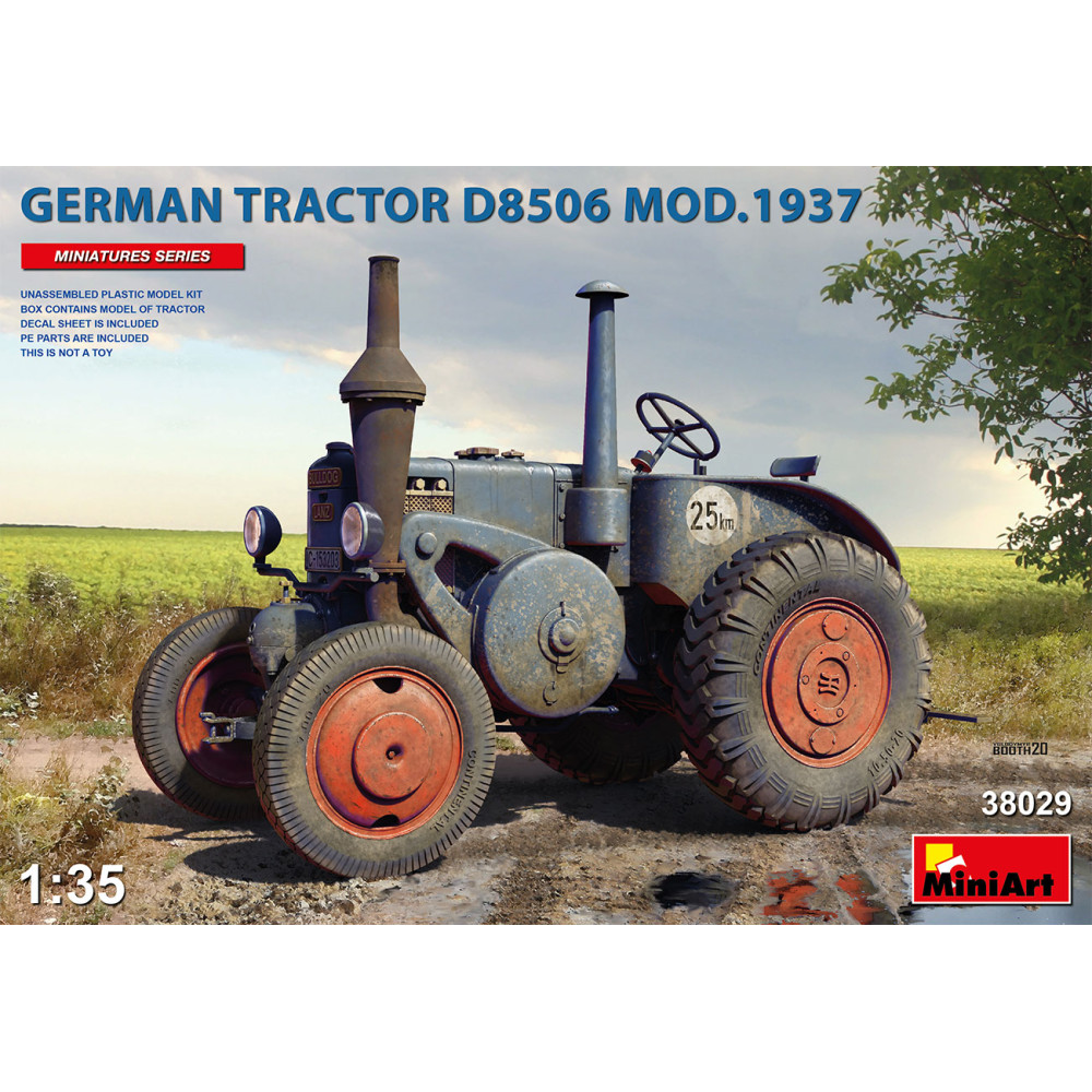 GERMAN TRACTOR D8506 MOD. 1937 1/35 MiniArt 38029
