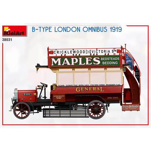  B-TYPE Лондонський Омнібус 1919 1/35 MiniArt 38031