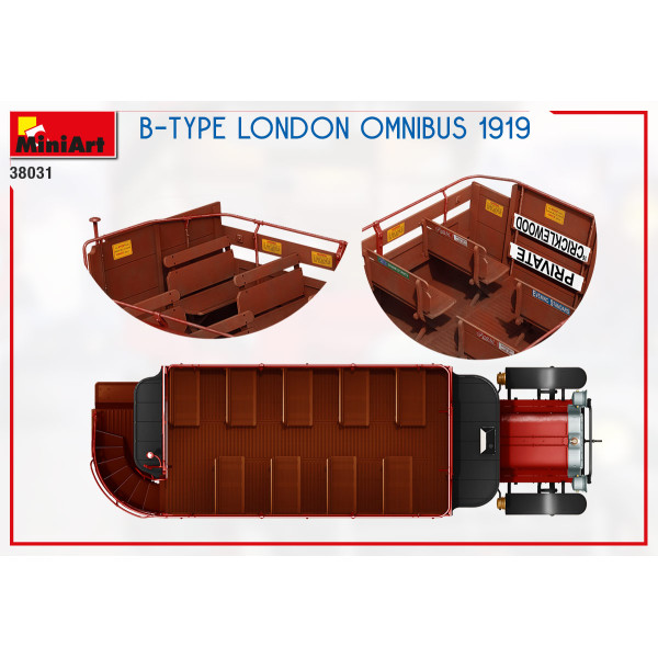  B-TYPE Лондонський Омнібус 1919 1/35 MiniArt 38031