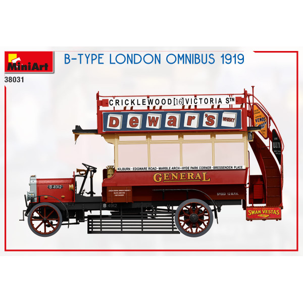  B-TYPE Лондонський Омнібус 1919 1/35 MiniArt 38031