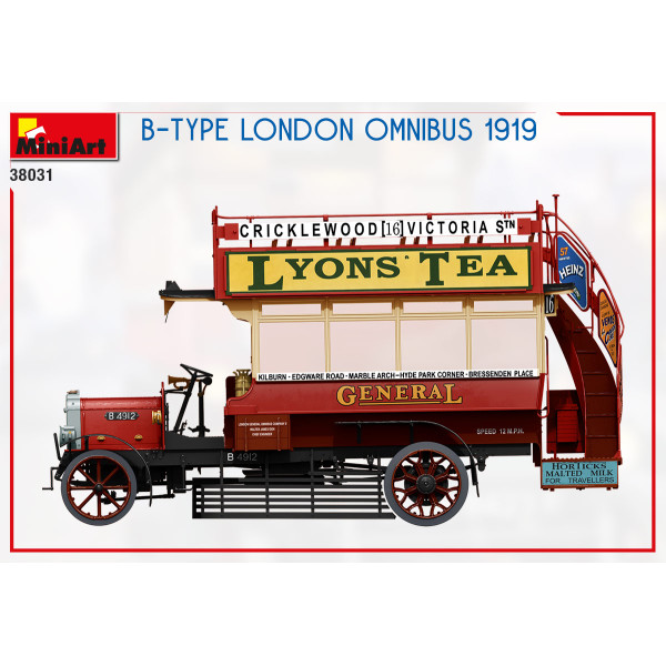  B-TYPE Лондонський Омнібус 1919 1/35 MiniArt 38031