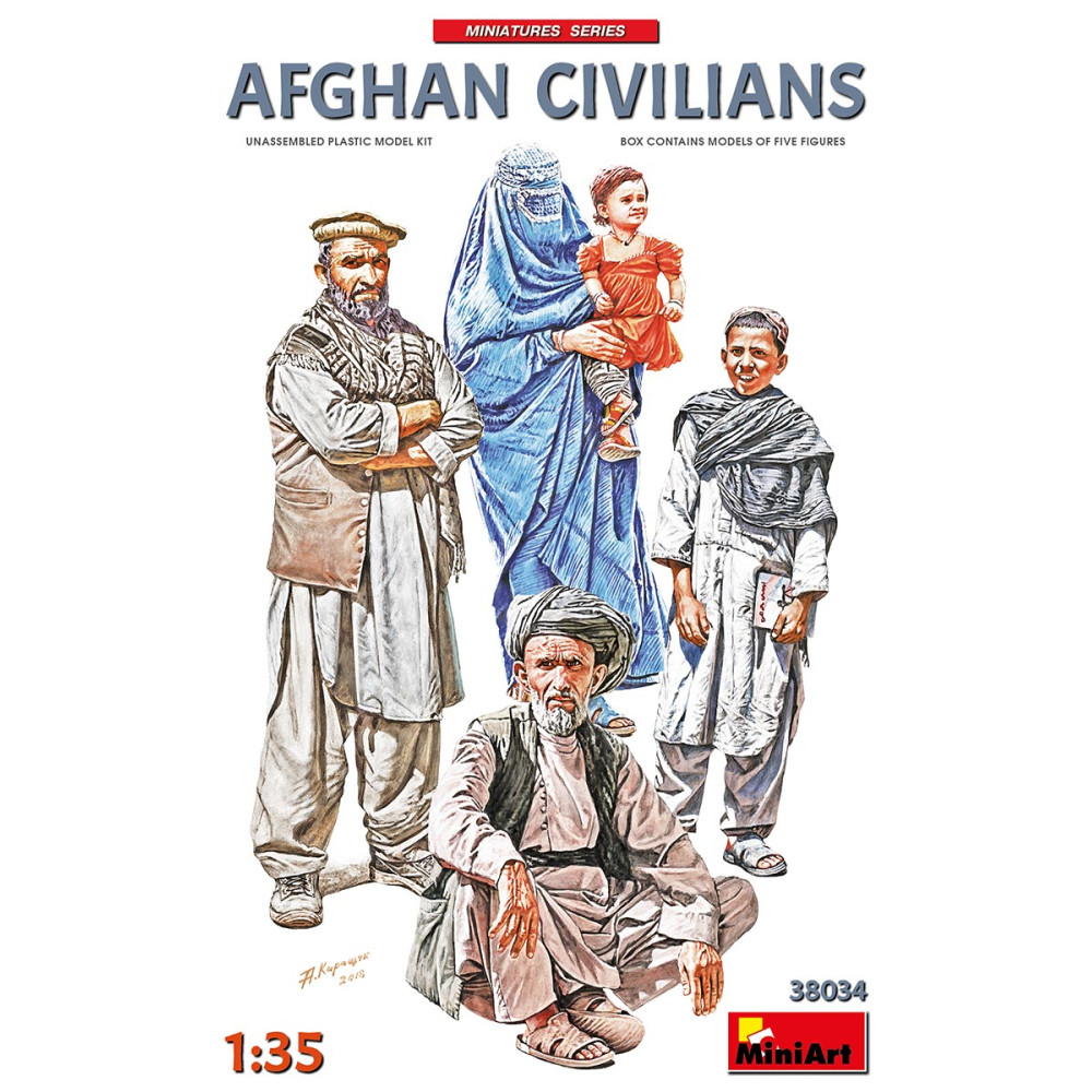 AFGHAN CIVILIANS 1/35 MiniArt 38034
