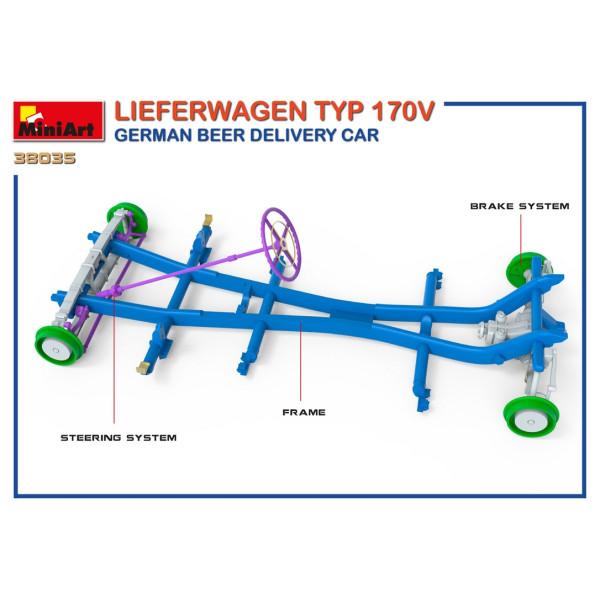 Автомобіль доставки пива Lieferwagen TYP 170V 1/35 MiniArt 38035