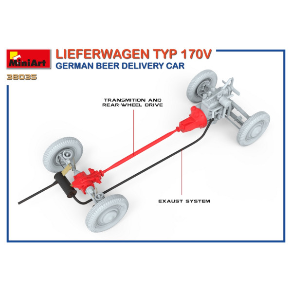 Автомобіль доставки пива Lieferwagen TYP 170V 1/35 MiniArt 38035