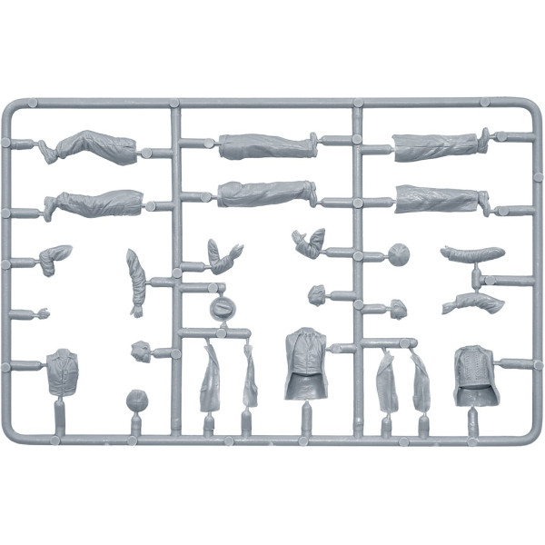 FRENCH CIVILIANS ’30-’40s. (RESIN HEADS)  1/35 MiniArt 38037