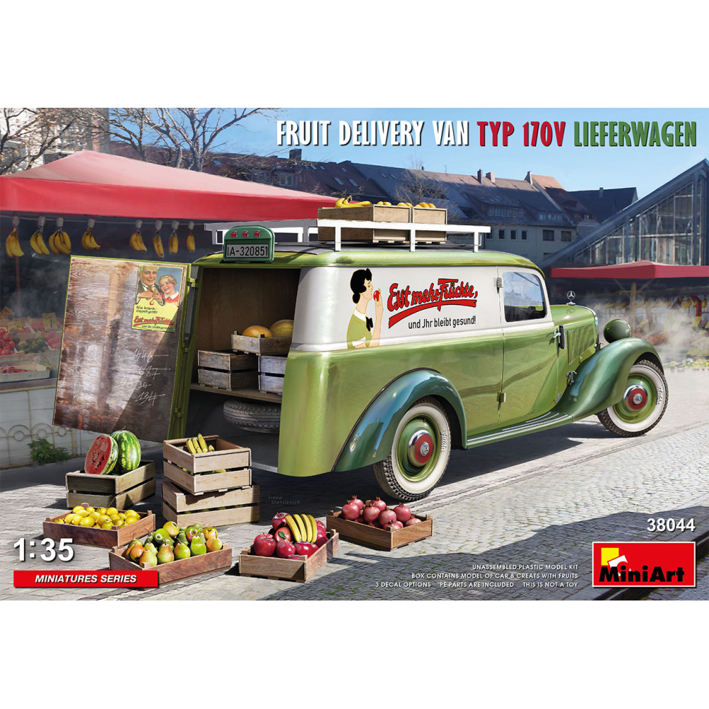 FRUIT DELIVERY VAN Lieferwagen Typ 170V 1/35 MiniArt 38044