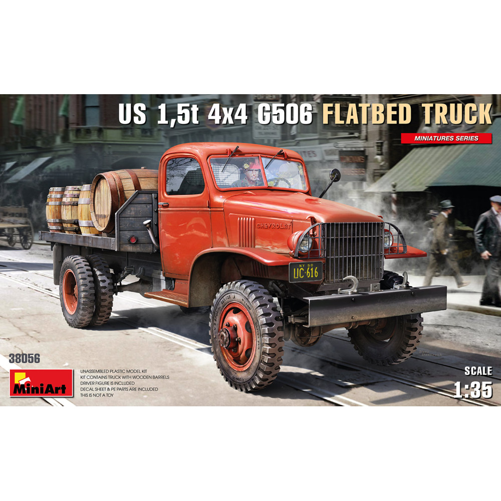 US 1,5t 4×4 G506 FLATBED TRUCK 1/35 MiniArt 38056