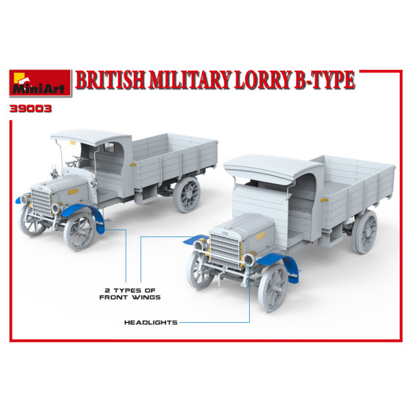 Британський військовий вантажівка B-TYPE 1/35 MiniArt 39003