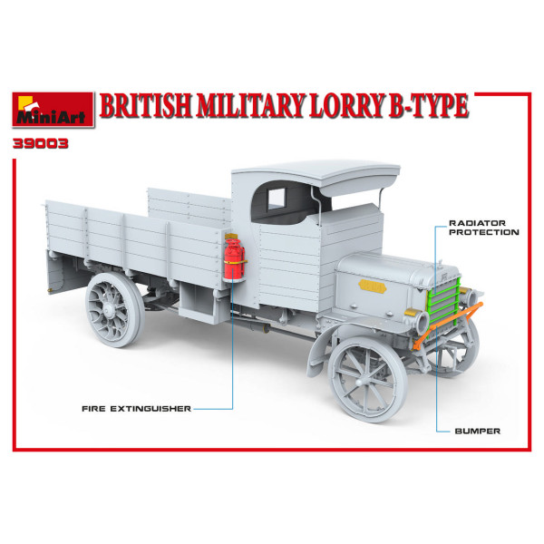 Британський військовий вантажівка B-TYPE 1/35 MiniArt 39003