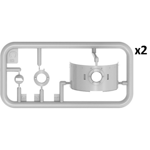 Austin Armoured Car 1918 Pattern. Ireland 1919-21. British Service. Interior Kit 1/35 MiniArt 39016