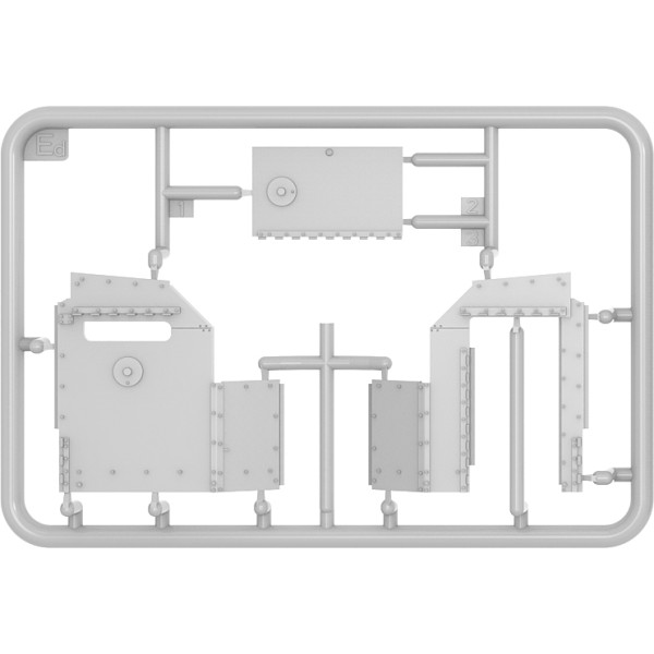 Austin Armoured Car 1918 Pattern. Ireland 1919-21. British Service. Interior Kit 1/35 MiniArt 39016