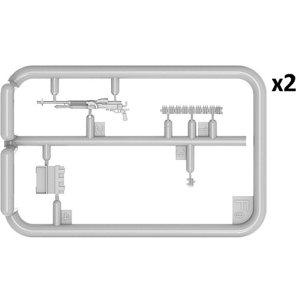 Austin Armoured Car 1918 Pattern. Ireland 1919-21. British Service. Interior Kit 1/35 MiniArt 39016