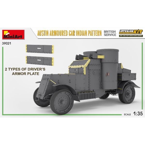 Austin: Індійська служба. Британська служба. З інтер'єром 1/35 MiniArt 39021