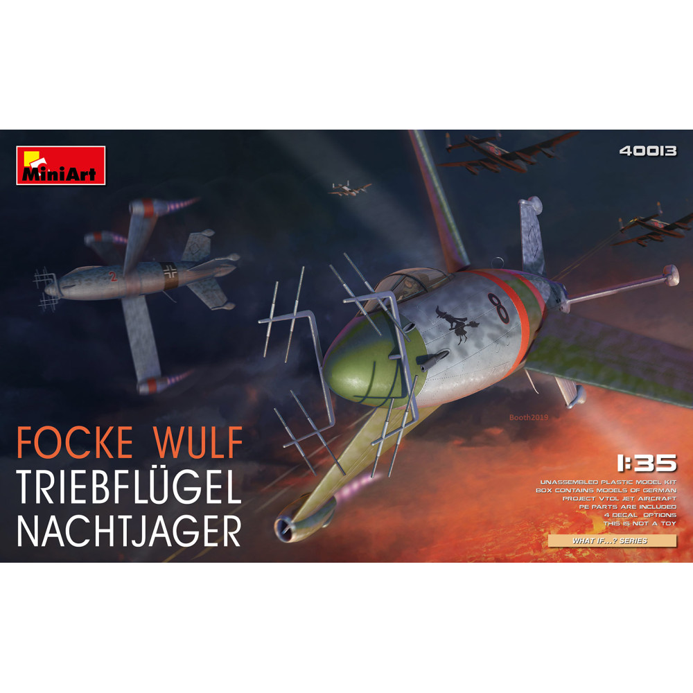 FOCKE WULF TRIEBFLUGEL NACHTJAGER 1/35 MiniArt 40013
