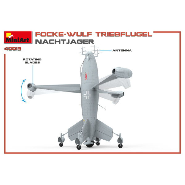 FOCKE WULF TRIEBFLUGEL NACHTJAGER 1/35 MiniArt 40013