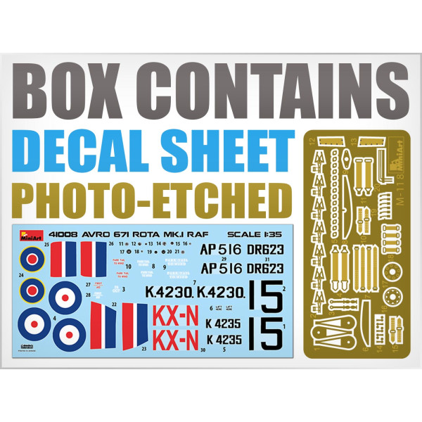 AVRO 671 ROTA MK.I RAF 1/35 MiniArt 41008