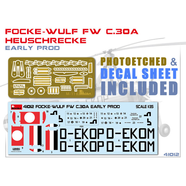 Focke-Wulf Fw 30 Heuschrecke 1/35 MiniArt 41012
