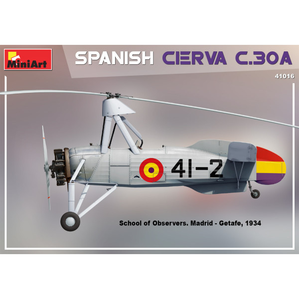 Розвідувальний автожир Сиерва "C.30A" Іспанський 1/35 MiniArt 41016