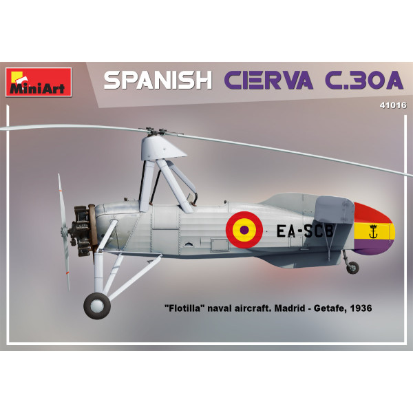 Розвідувальний автожир Сиерва "C.30A" Іспанський 1/35 MiniArt 41016