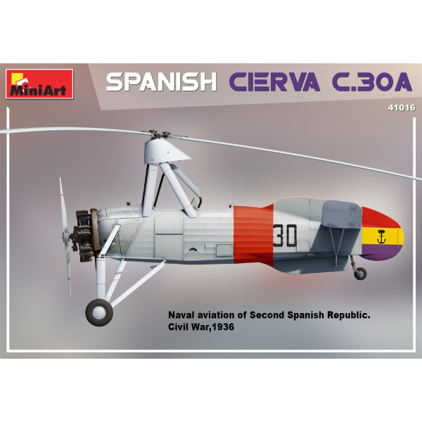 Розвідувальний автожир Сиерва "C.30A" Іспанський 1/35 MiniArt 41016