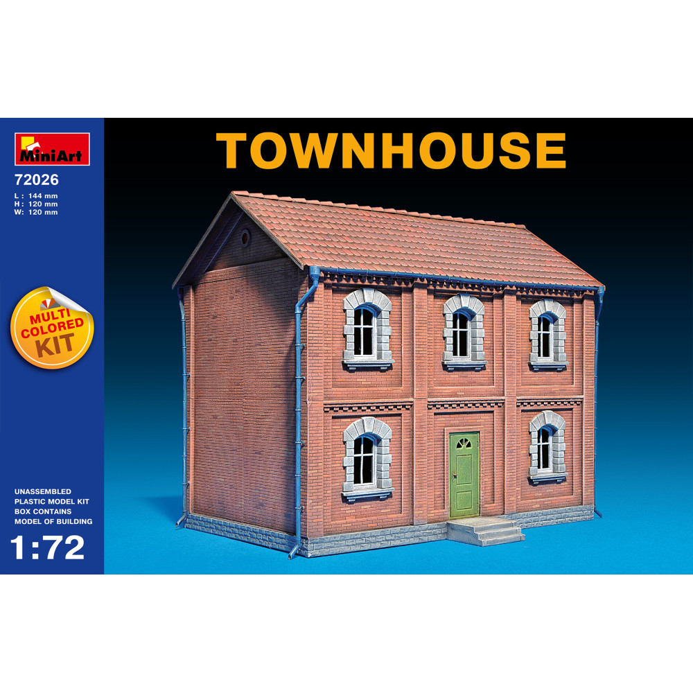 Townhouse (Multi-Colored Kit) 1/72 MiniArt 72026