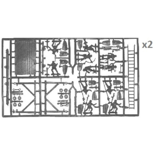 Assault of Medieval Fortress 1/72 MiniArt 72033