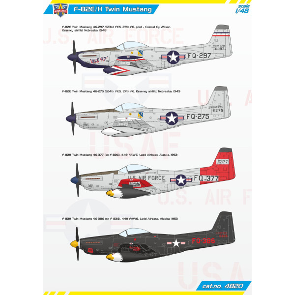 Fighter F-82E/H Twin Mustang 1/48 ModelSvit 4820