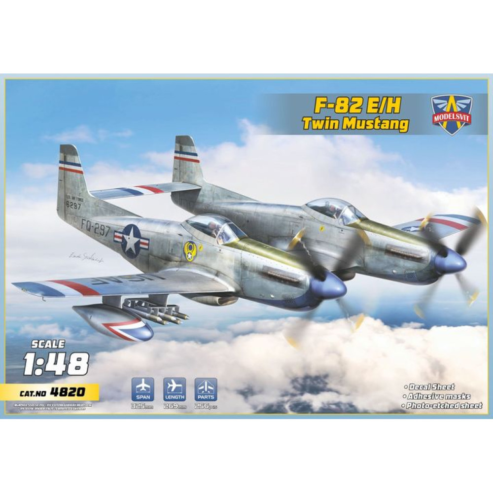 Fighter F-82E/H Twin Mustang 1/48 ModelSvit 4820