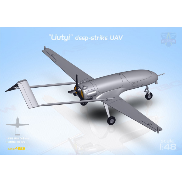 Далекобійний ударний БПЛА Ан-196 "Лютий" 1/48 Modelsvit 4825