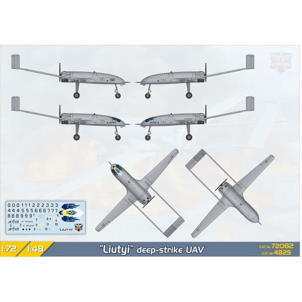 Далекобійний ударний БПЛА Ан-196 "Лютий" 1/48 Modelsvit 4825