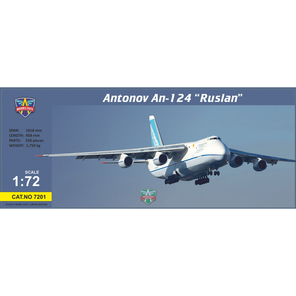Antonov An-124 "Ruslan"  1/72 Modelsvit  7201