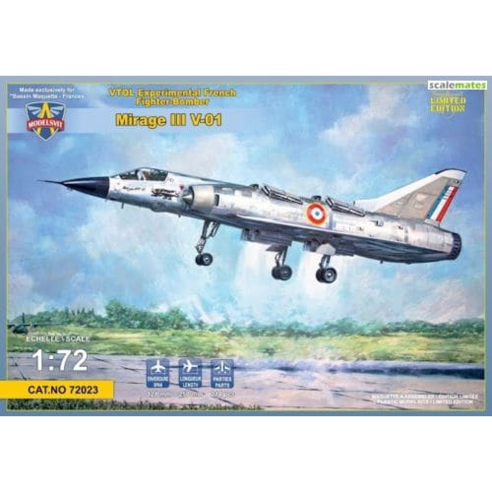Mirage III V-02 1/72 Modelsvit  72023