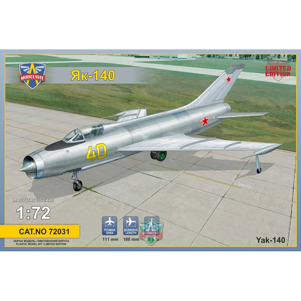 Yak-140 Prototype 1/72 Modelsvit  72031