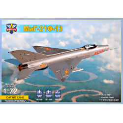 MiG-21F-13 supersonic jet fighter 1/72 Modelsvit  72042