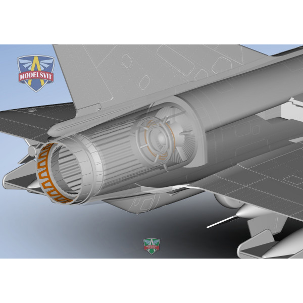 Mirage IIIE fighter-bomber 1/72 Modelsvit  72045