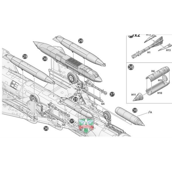Su-17M3R Reconnaissance fighter-bomber 1/72 Modelsvit  72048